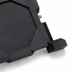 Directional antenna detail with SMA connector and mounting foot